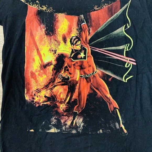 Comic Con Superhero T-shirt Graphic Print Tee Unisex S Black Montreal 2014 - Picture 2 of 9